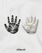 Ink Print Keepsake - Your Baby's Hand or Footprints as a Framed 3D Sculpture